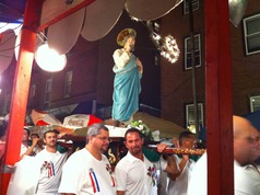 St. Peter’s Society of Gloucester were special guests of this year’s Fisherman’s Feast. (Photo: Matt Conti)