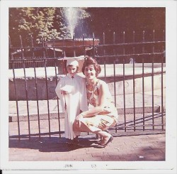 Prado Fountain with Fence - Mark Petrigno & Mom
