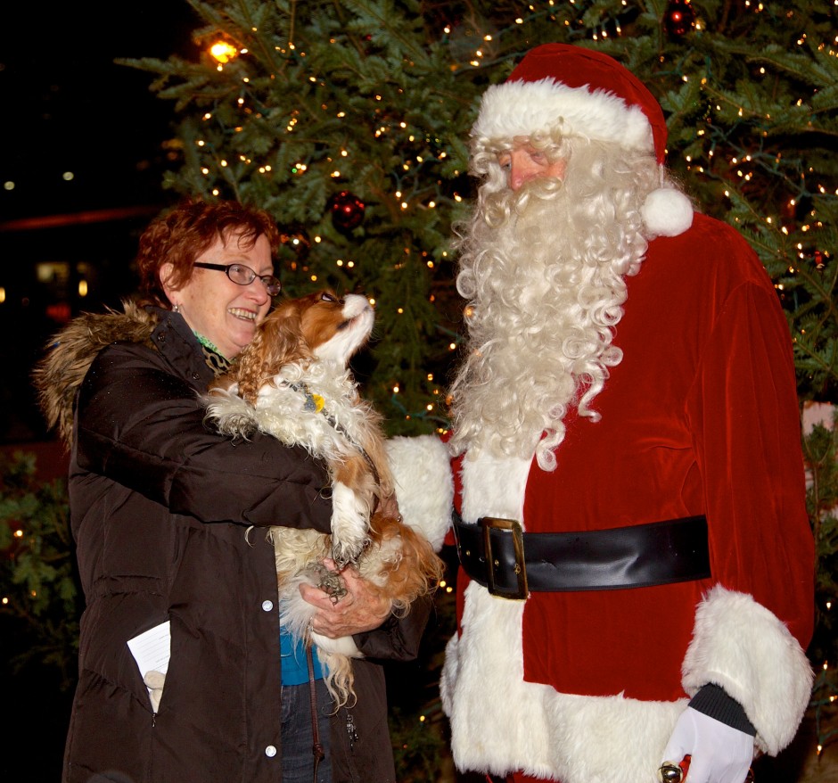 Santa loves dogs too!