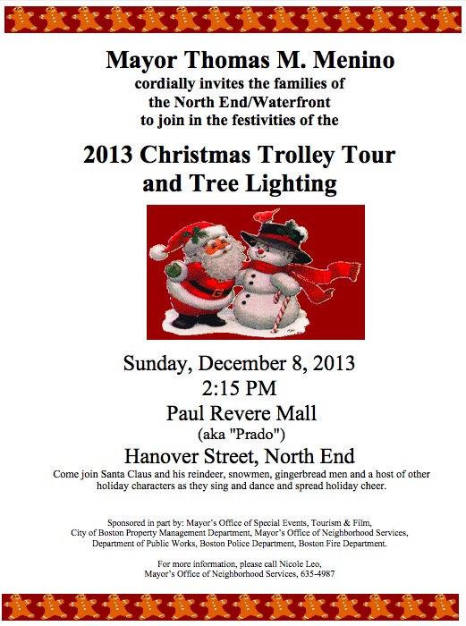 2013 Trolley Tour in North End