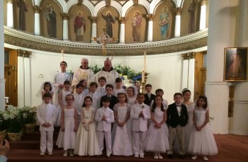 St. John School's Brother Gregory Day's 2B Class and Mrs. Angela Mantone's CCD Class