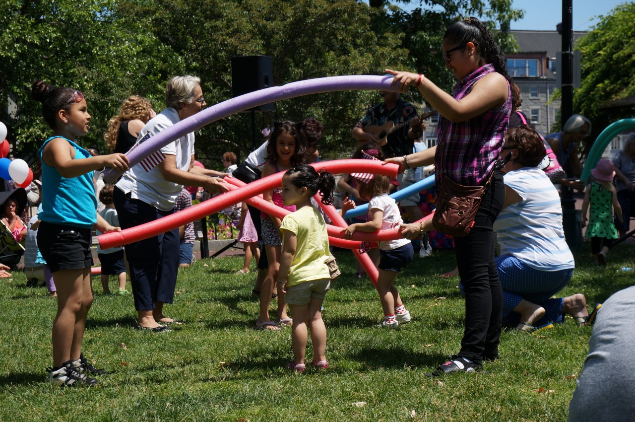 Dancing and fun to T-Bone, the modern Pied Piper.