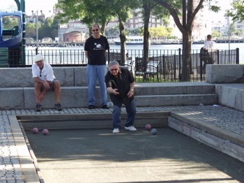 Outdoor Bocce in the North End (NEWF Photo)