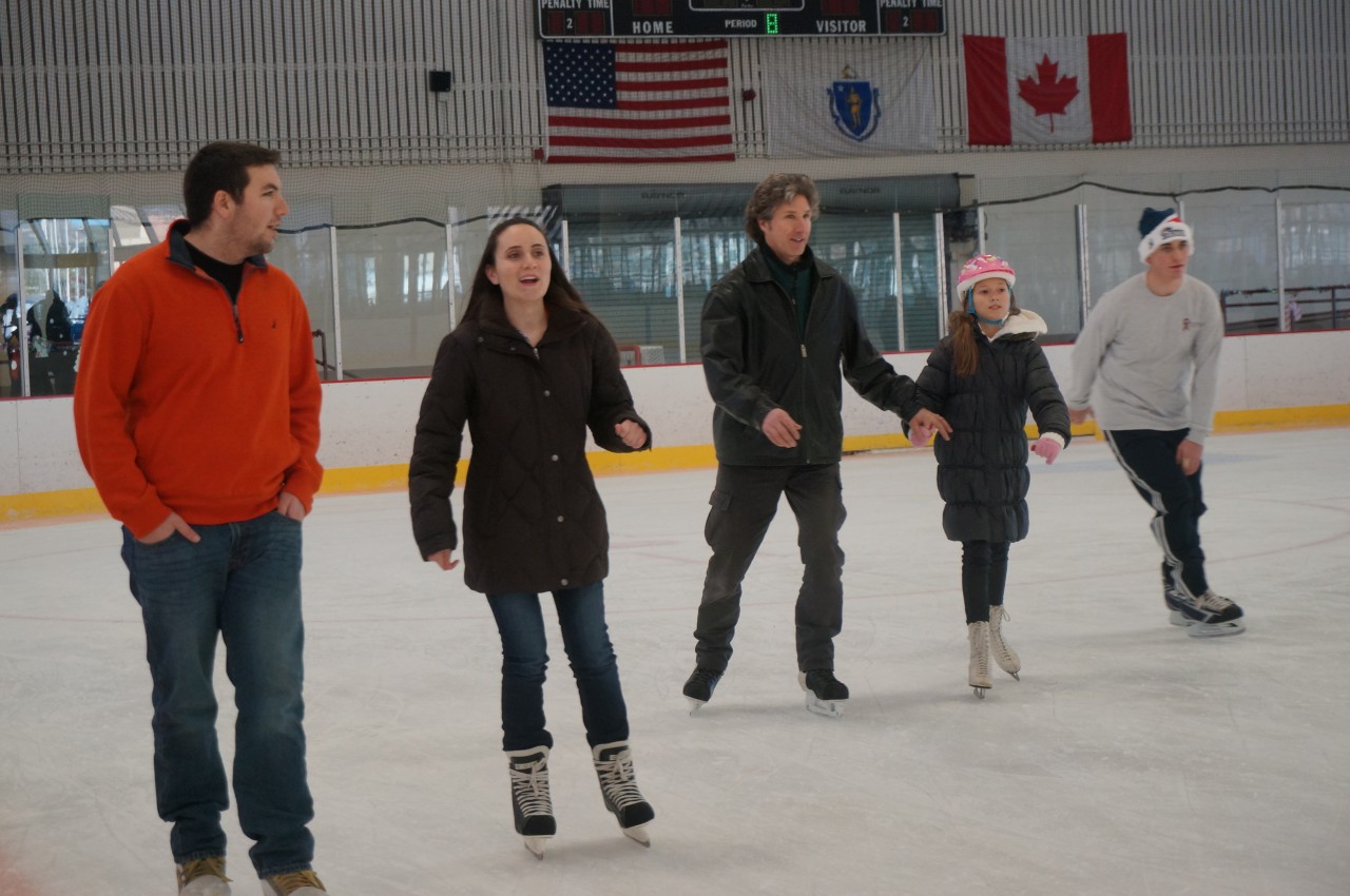 Skating at Steriti Rink