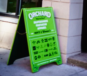 Orchard Sandwich Board Sign
