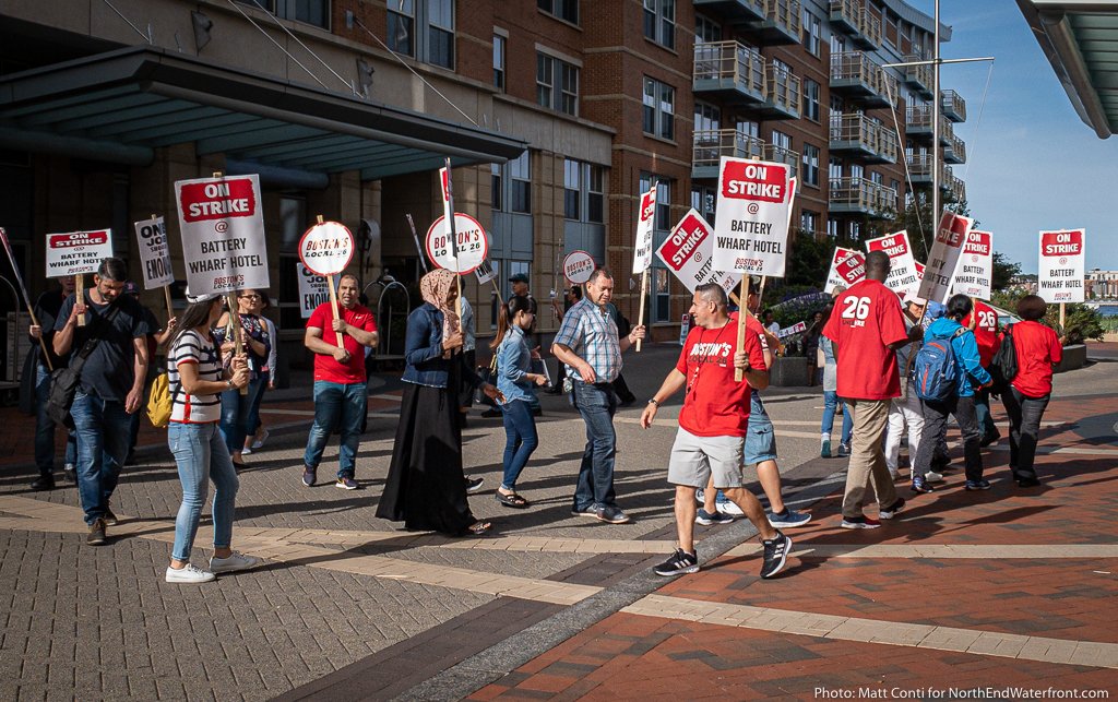 Battery Wharf Hotel Strike Becomes Longest Strike In Unite - 