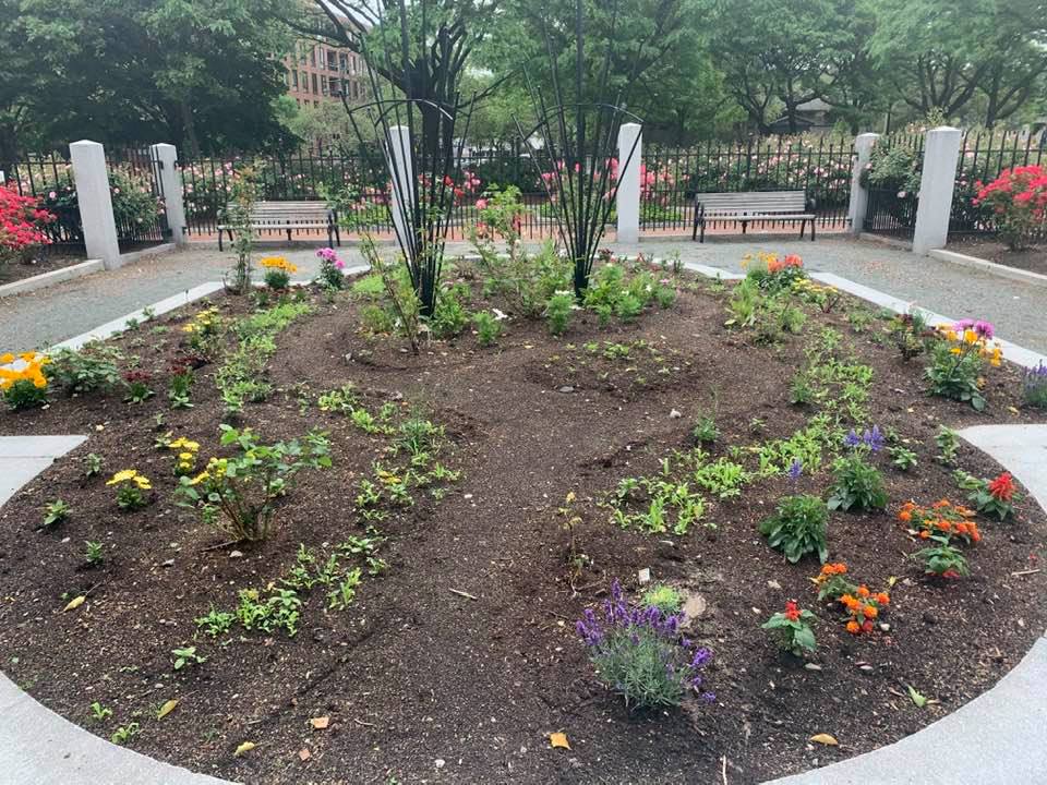 A Garden Of Hope At Christopher Columbus Park Northendwaterfront Com